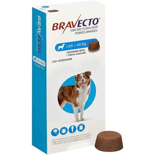 Bravecto Chewable Tablet Antiflea & Ticks (20-40kg)