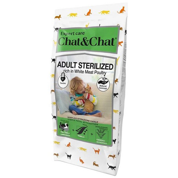 Chat&Chat Adult Cat Sterilized 900 Gm