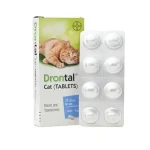 Drontal Cat Deworming Tablet ( price for 1 tablet )