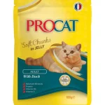 Procat Adult Soft Chunks In Jelly With Duck - 100 gm