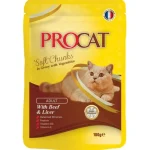 Procat AdultSoft Chunks In Gravy With Beef & Liver - 100 gm