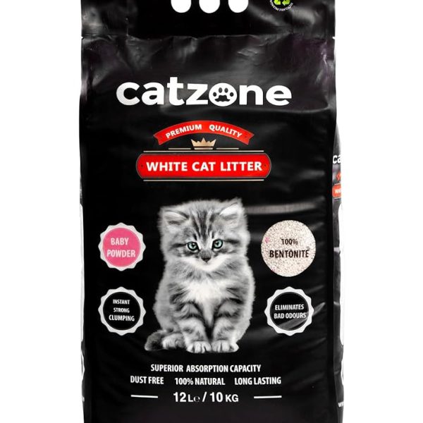 Catzone Cat Litter – Baby Powder 20 KG