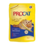 Procat Adult With Soft Chunks In Jelly With Salmon - 100 g