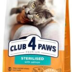 Club 4 Paws Sterilised Dry Food With Salmon - 14 kg