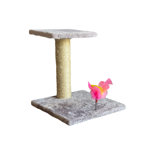 Joya - Small Cat Scratcher With Feather