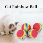 Rainbow Balls For Cats ( Soft Balls  )