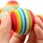 Rainbow Balls For Cats ( Soft Balls  ) - Image 2