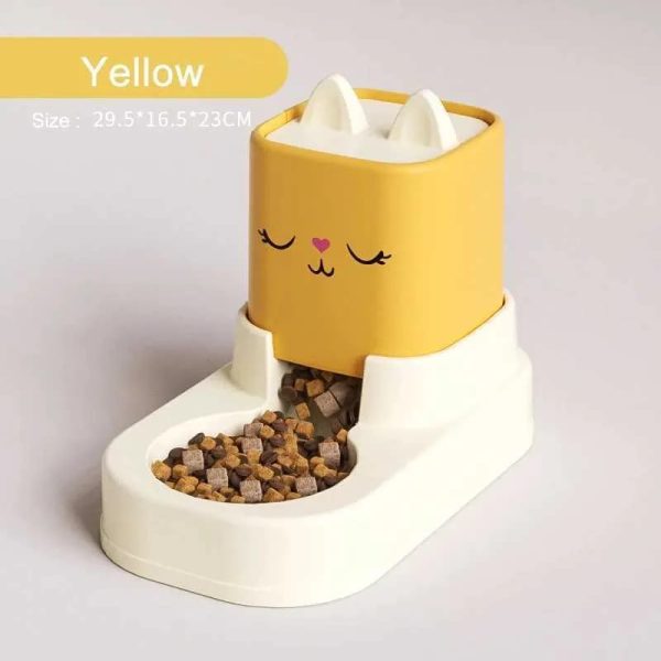 Automatic Dry Food Dispenser – 3.8L Gravity Feeder for Cats & Small Dogs