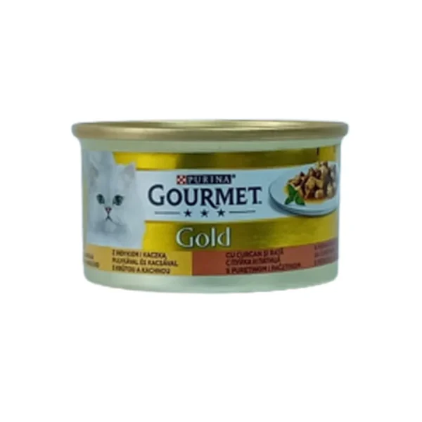 PURINA Gourmet Gold with Turkey & Duck - 85 Gm