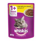 WHISKAS Cat Adult With Chicken in Jelly - 80 gm