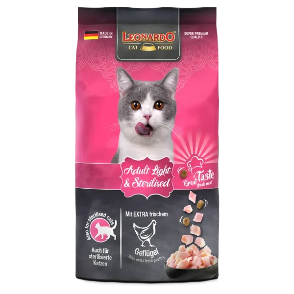 Leonardo Adult Light & Sterilised With Chicken - 300gm