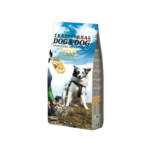 Traditional Dog & Dog Vitale Energia Adult Dog Food With Chicken - 10Kg