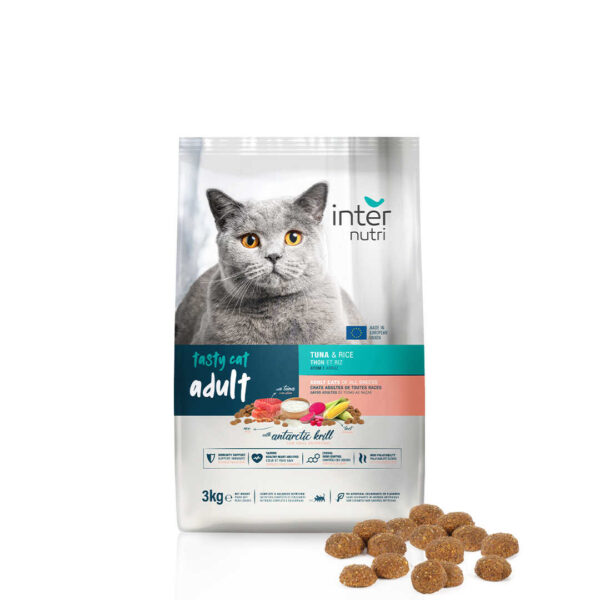 Internutri Tasty Cat Adult Dry Food with Tuna - 3kg