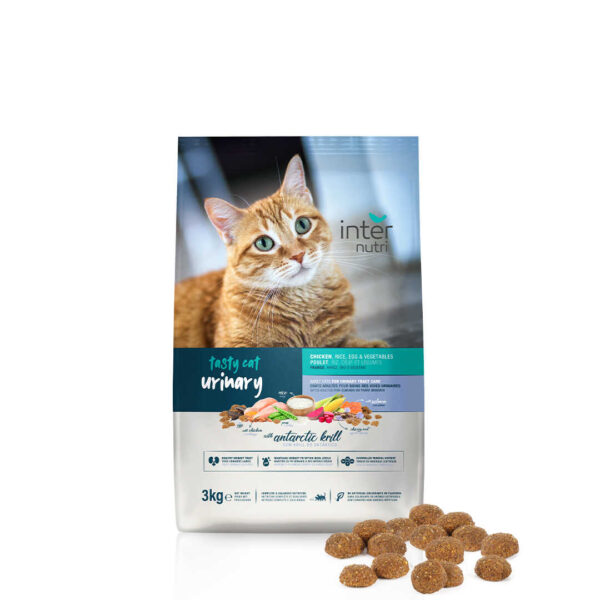 Internutri Tasty Cat Urinary Dry Food with Chicken, Rice, Eggs & Vegetables - 3 kg