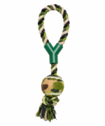 Dog Toy - Rope Ball Dog Toy with Loop Handle (Copy) - Image 2
