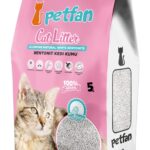 PETFAN Clumbing Bentonite Cat Litter - Baby Powder Scent - 5 L